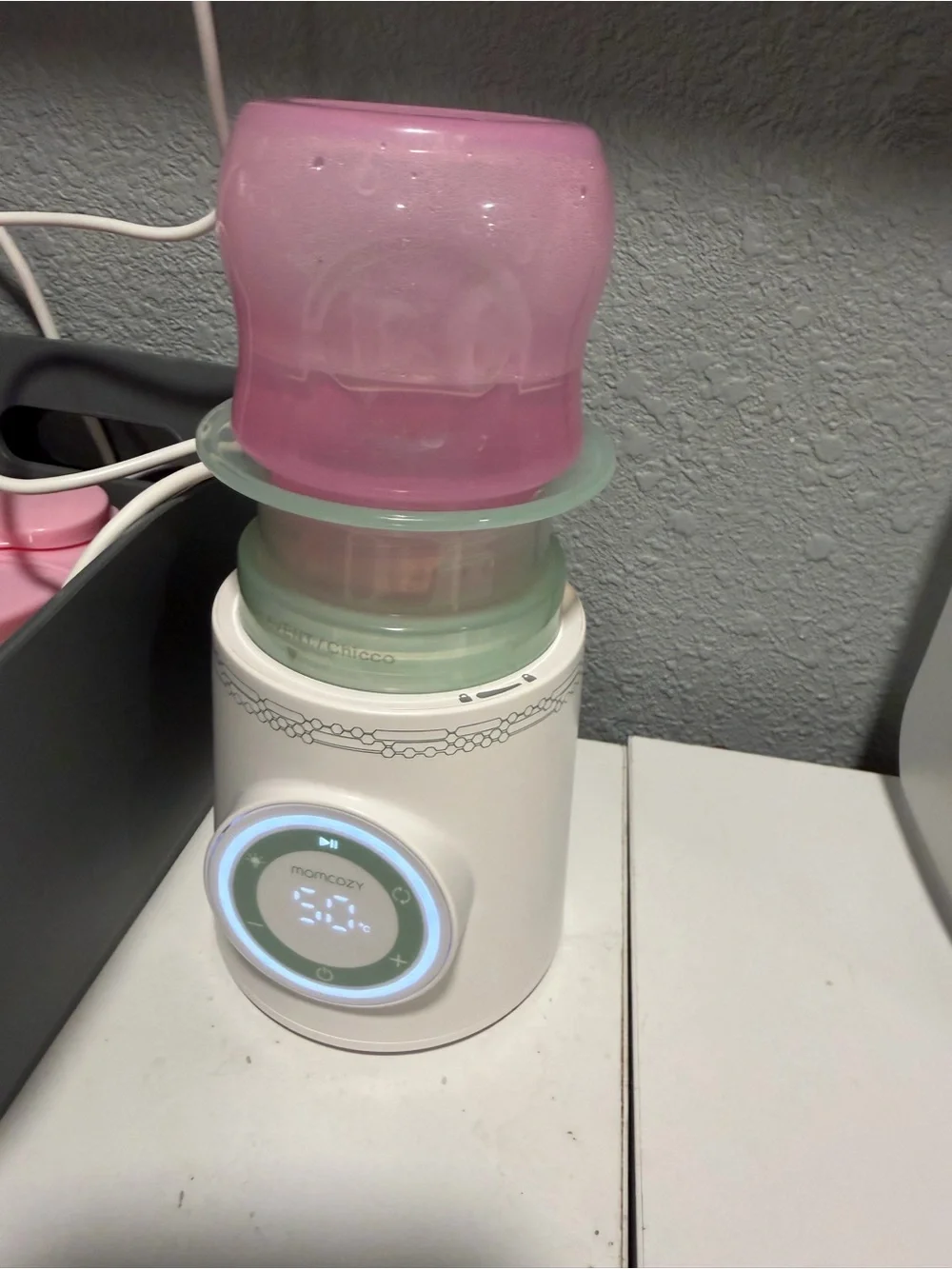 Portable Bottle Warmer in Mint Green